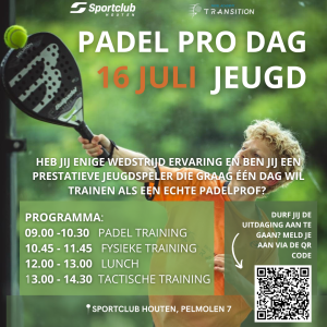 padel jeugddag 16 juli